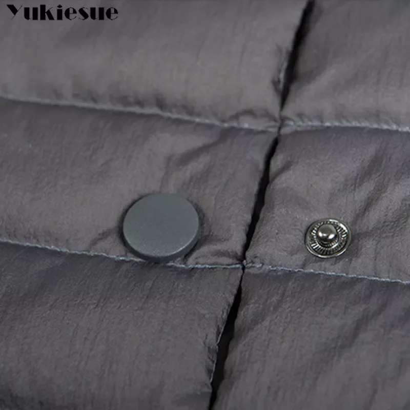 New2022 New Autumn Winter Lightweight White Duck Down Jacket Women O-Neck Ultra Light Warm Long Down Coat clothes 3XL Jackets