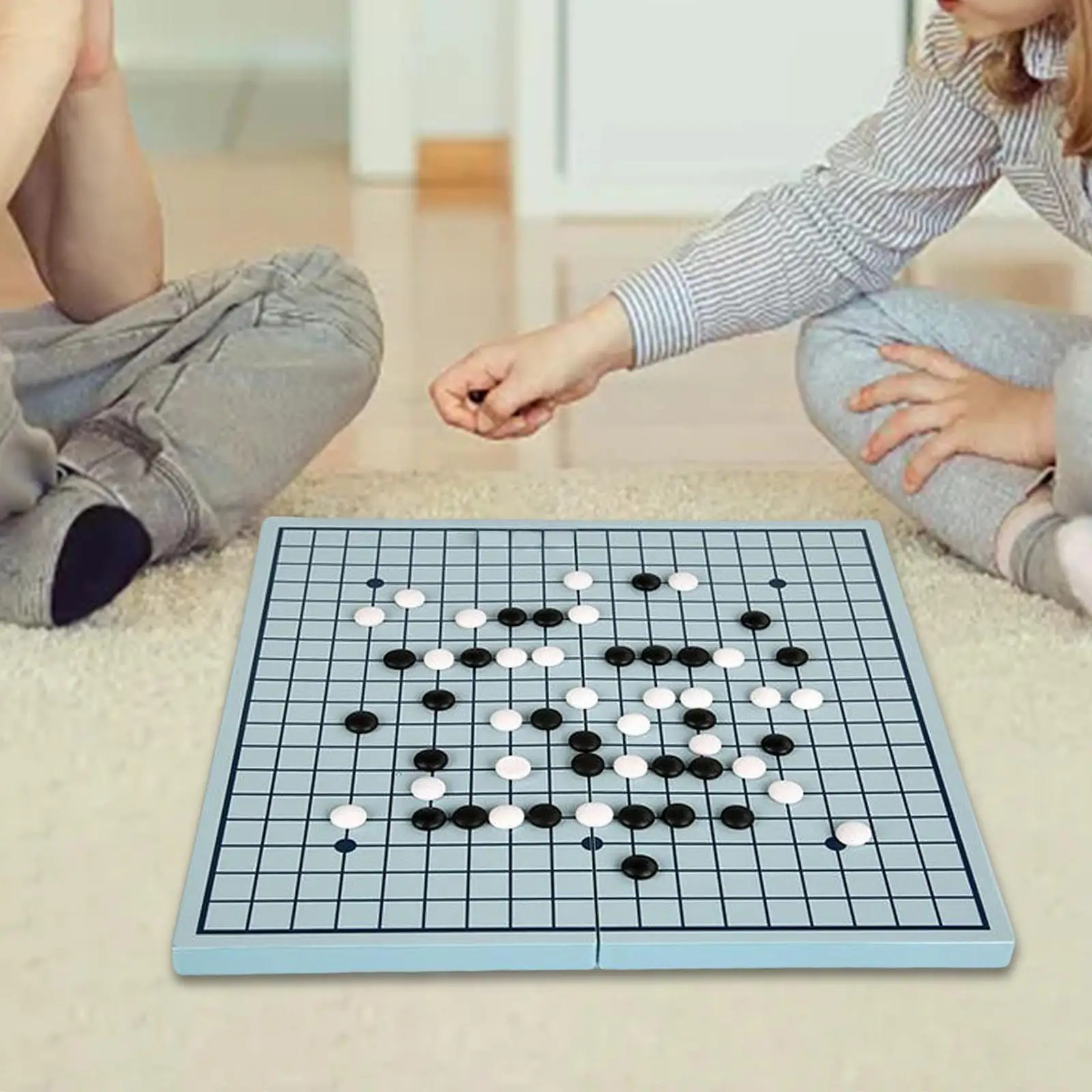 

Portable Go Set with 361 Chessman 18x18 Classic Chinese Strategy Board Game for