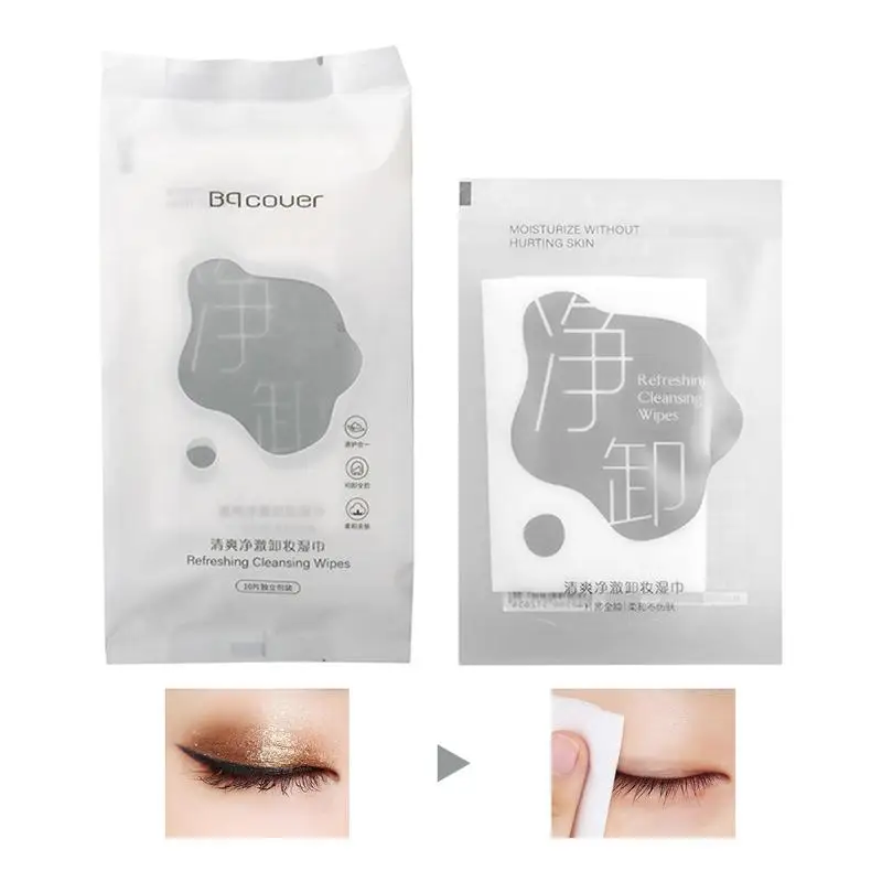 

Make Up Remover Wipes For Face 10pcs Facial Cleansing Face Wipes Refreshing Facial Cleanser Towelettes Portable And Skin Friendl