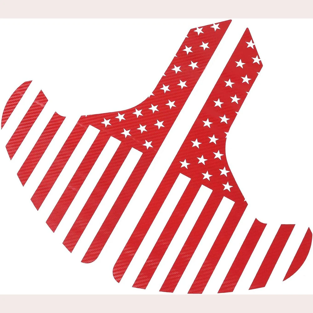 Автомобильные виниловые наклейки с американским флагом на вентиляционное