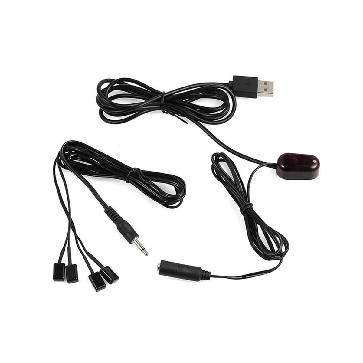 

IR Extender 1Pc IR Receiver + 4Pc IR Emitter Emitters Repeater Kit Infrared Remote USB Adatper