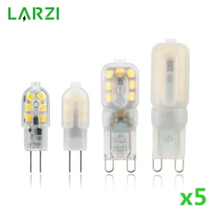 5 шт.лот G4 G9 Светодиодная лампа 3 Вт 5 Вт 7 Вт переменного тока 220 в 12 В постоянного тока Светодиодная лампа SMD2835 прожектор люстра высокое качество освещение заменить галогенные лампы