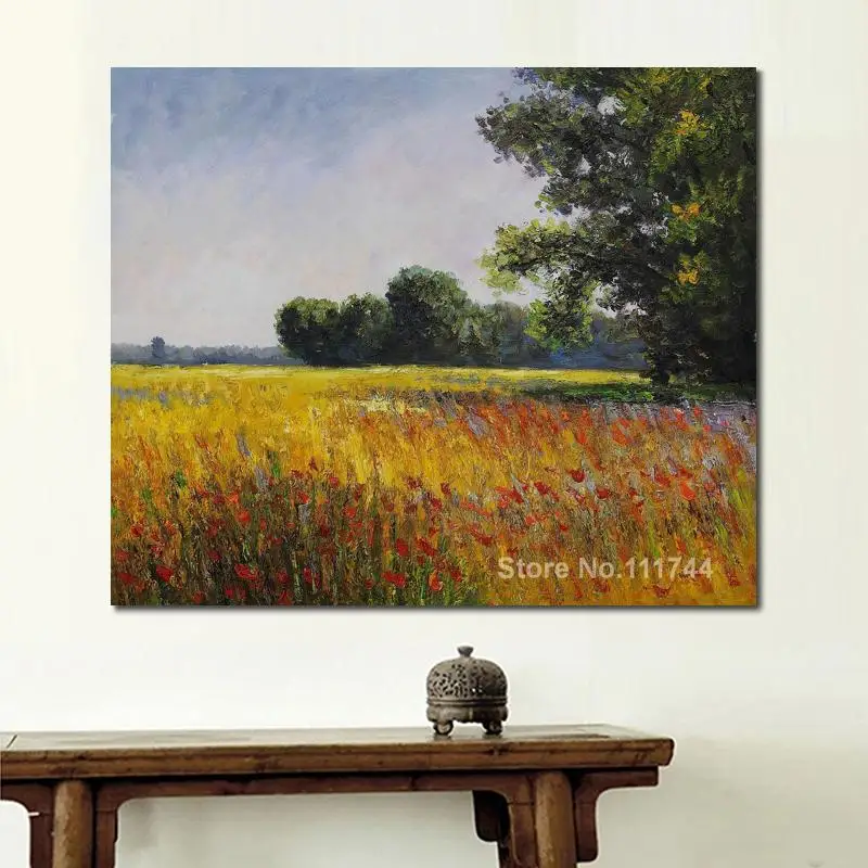 Купить художественный холст онлайн овсянные поля картины Винсента Ван Гога