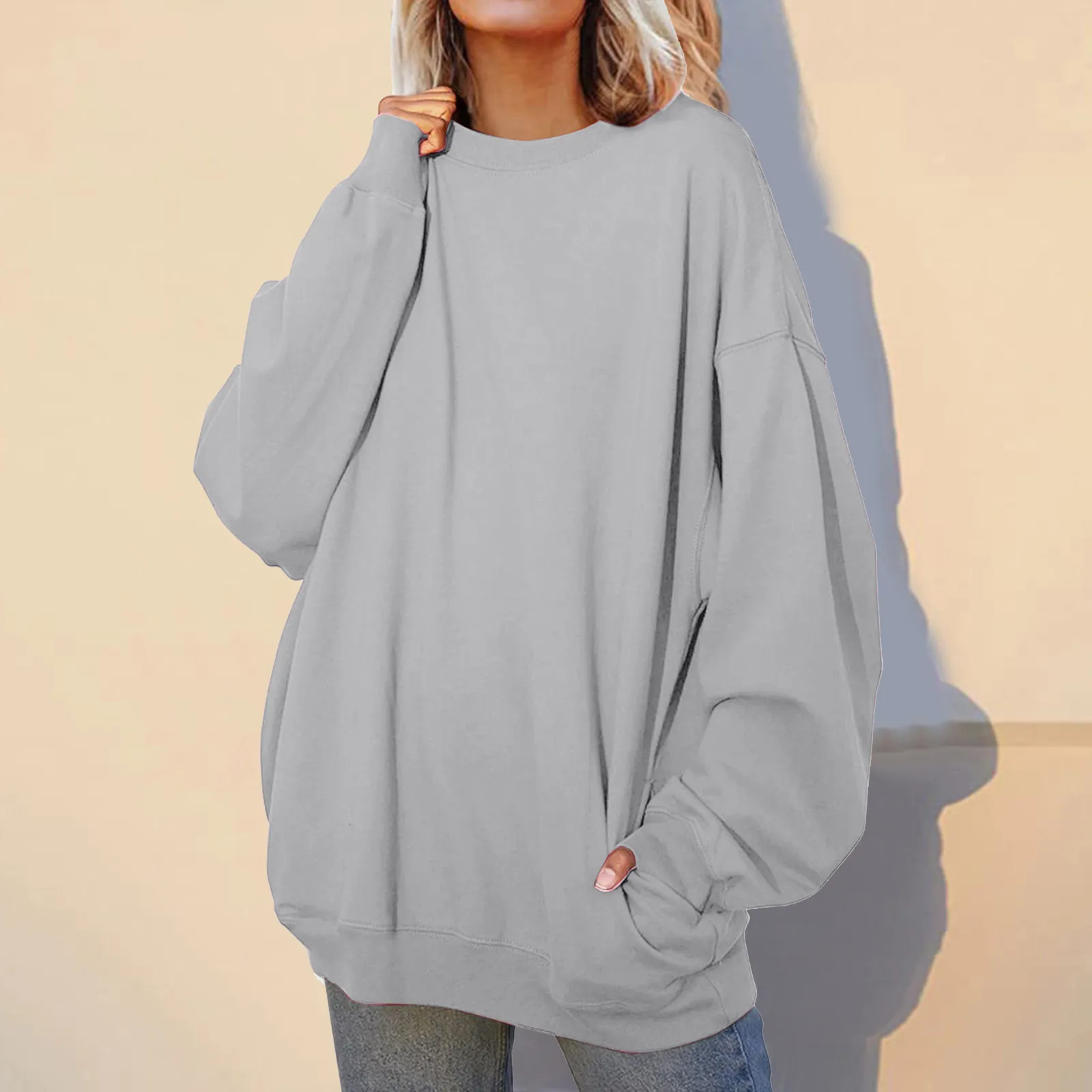 

Womens Daily Print Sweatshirt Long Pullover Letter Print O Neck Printing Long Sleeve Women's Skateboard Толстовка с капюшоном