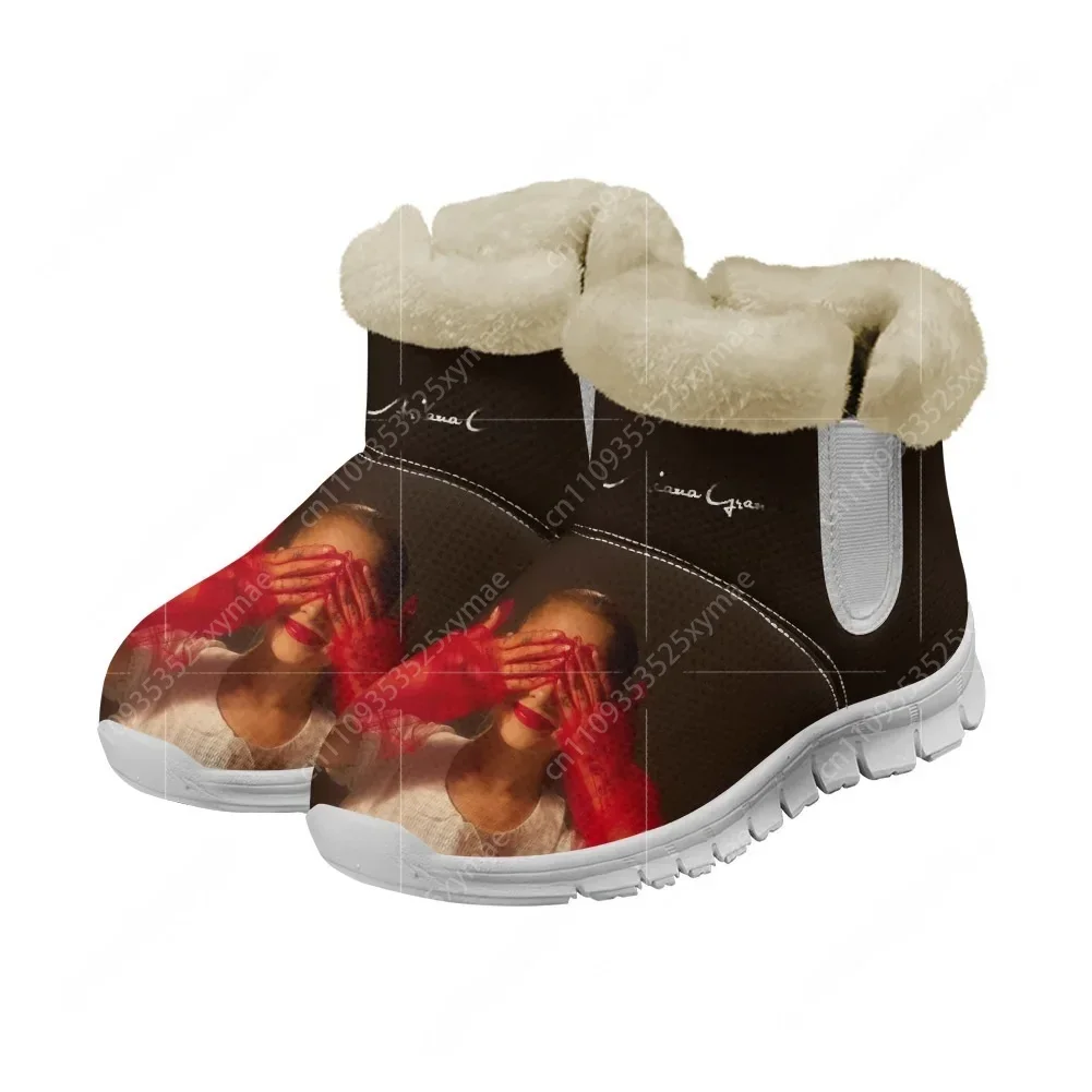 Фото Сапоги Ariana Grande Snow Boots для мужчин и женщин: теплые, высококачественные, повседневные, легкие, спортивные, кастомные кроссовки для пар №4