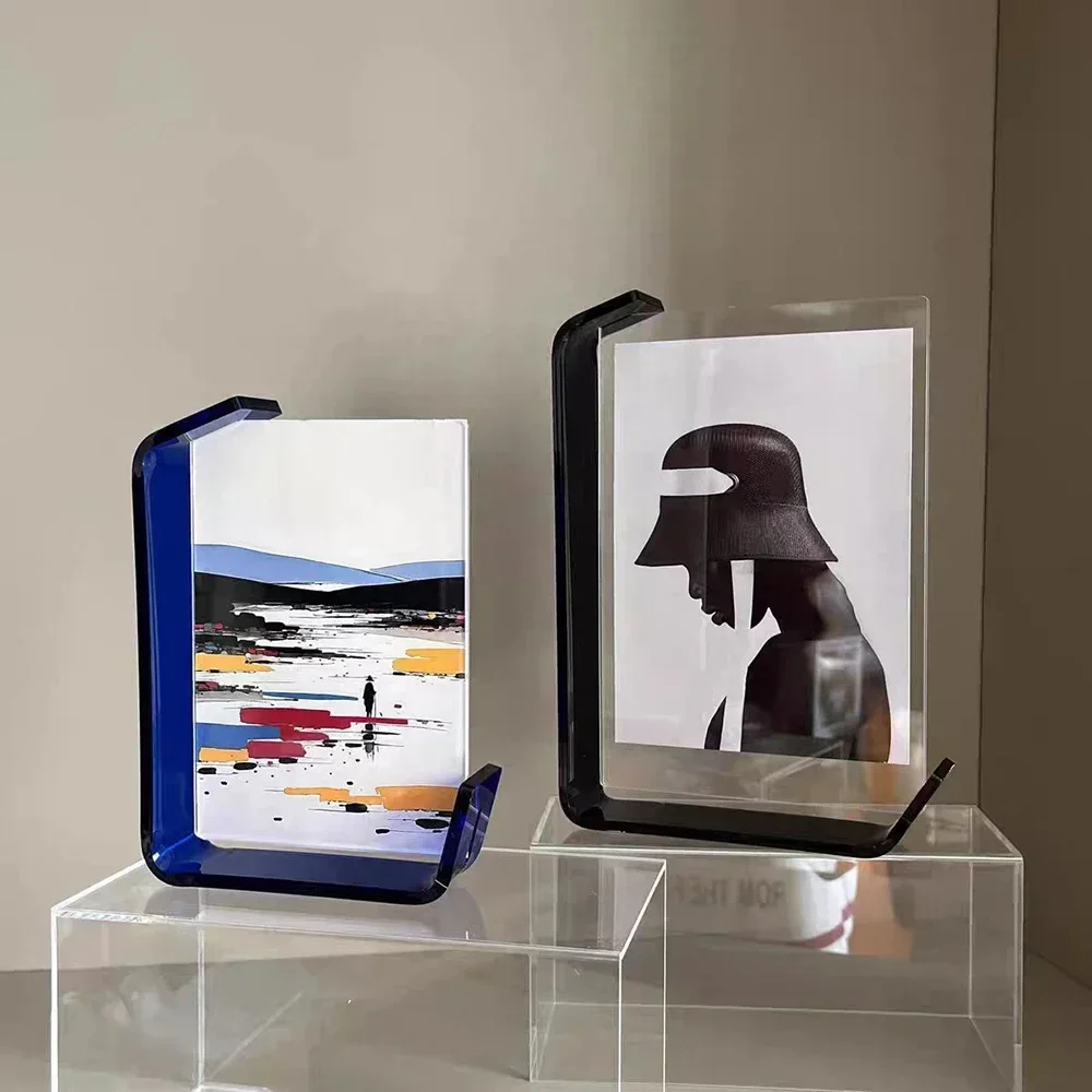 Новая акриловая фоторамка прозрачный держатель для вывески меню бумажная цена