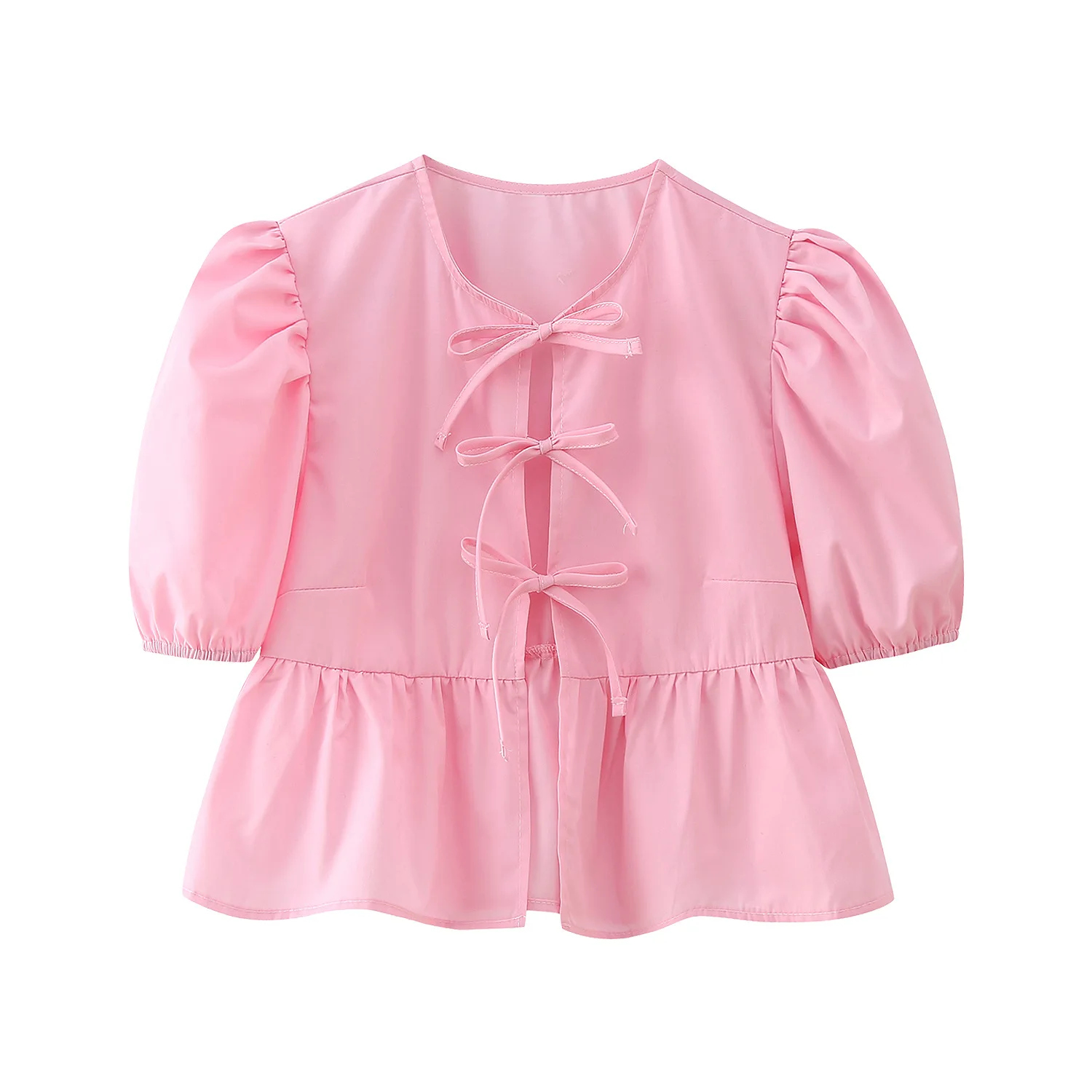 Весенне-осенняя женская рубашка новый европейский и американский однотонный