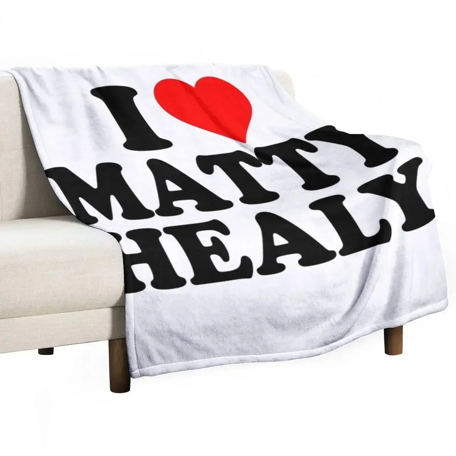 I heart Matty Healy Плед Роскошные одеяла на Хэллоуин