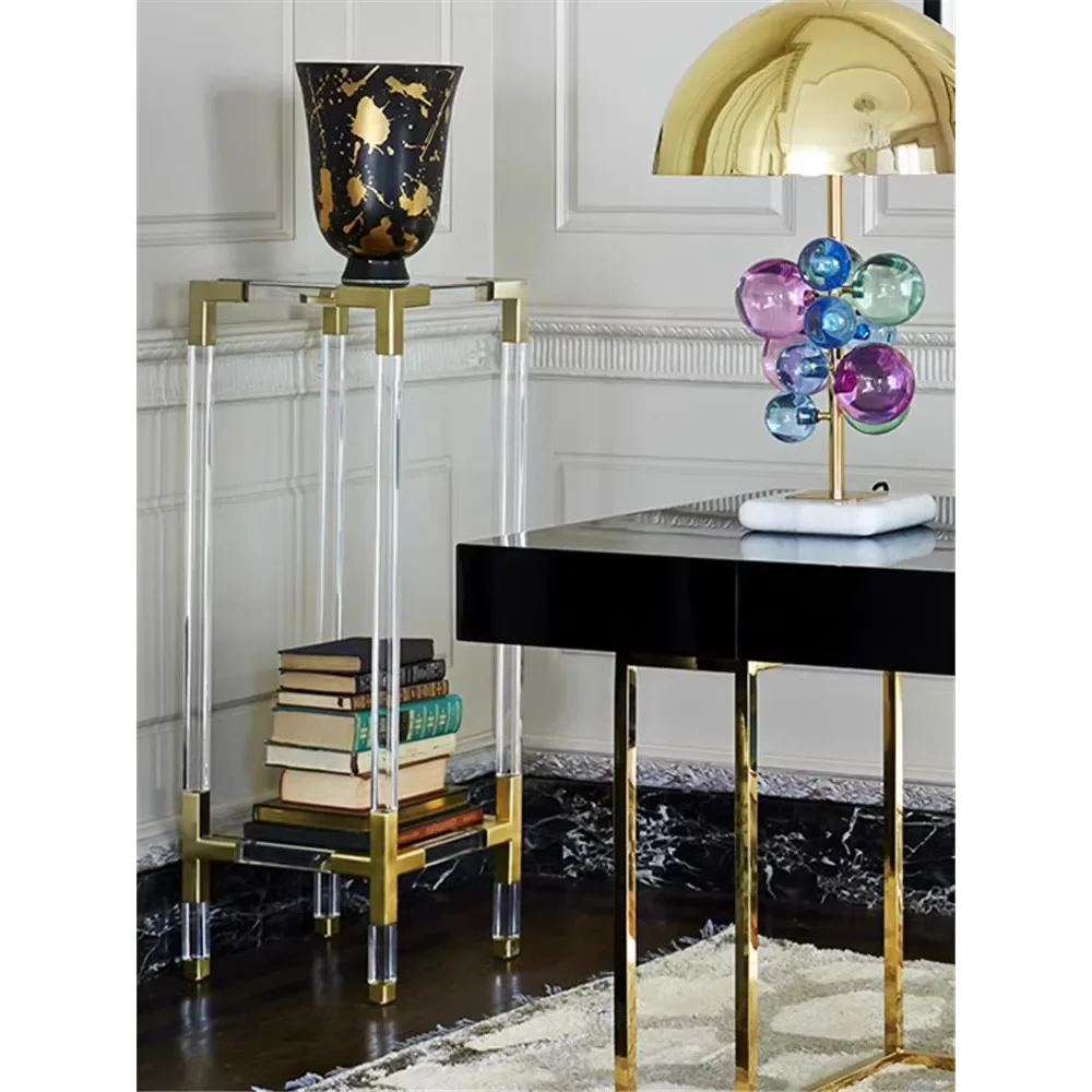 Светильник Роскошная современная акриловая подставка для цветов домашняя