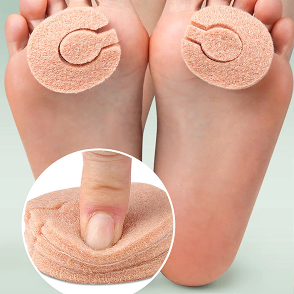 Felt Callus Pads Metatarsal Foot Pad Pain Relief Keep Calluses From Rubbing Forefoot Support Self-Adhesive Foam Foot Cushion