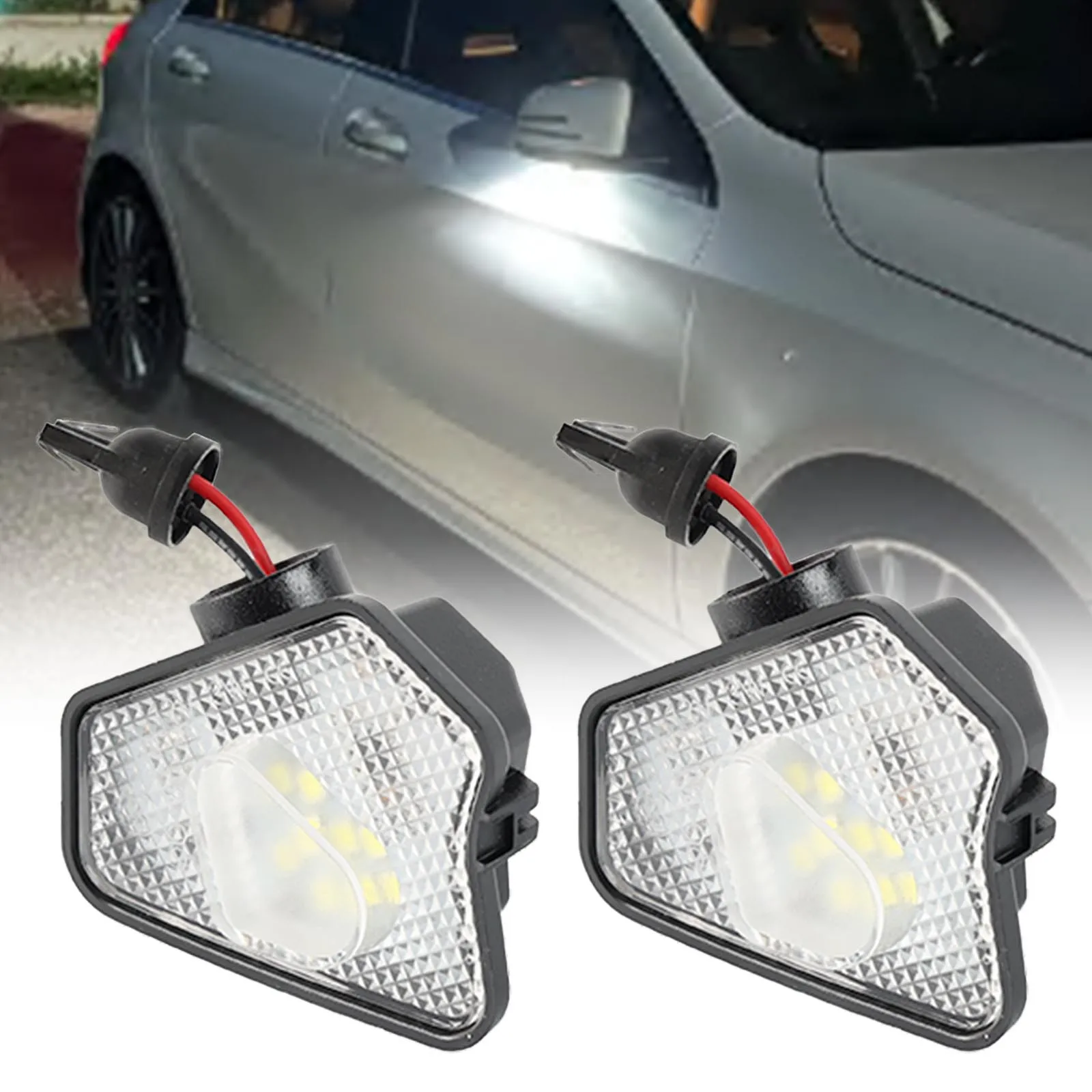 

2 светодиодных фонаря бокового зеркала для Mercedes GLK Class X204 X253 2009-2015 2013 6000K тюнинг