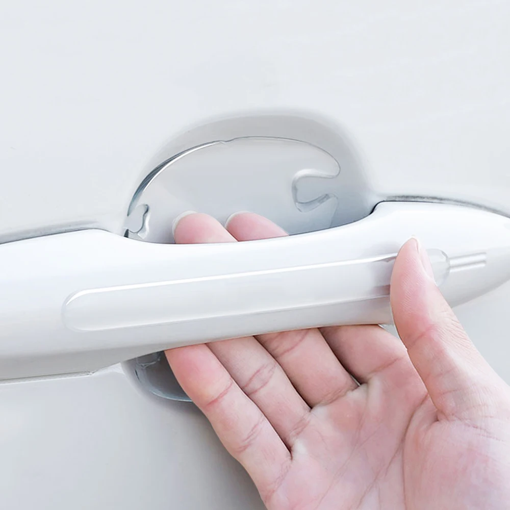 Защитная пленка против царапин на дверную ручку автомобиля наклейка бампер для