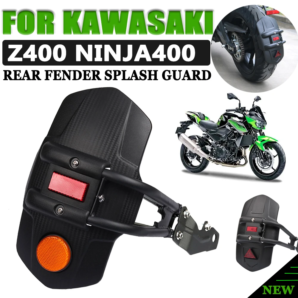 Motorcycle Rear Wheel Hugger Fender Rear Cover Back Mudguard Splash Guard Protector Kit For Kawasaki Z400 Z 400 NINJA 400 300