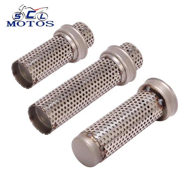

Sclmotos- 50.8mm 60mm Motorcycle Yoshimura Exhaust Silencer Muffler Escape Moto Metal Catalyst DB Killer For Suzuki Honda Yamaha