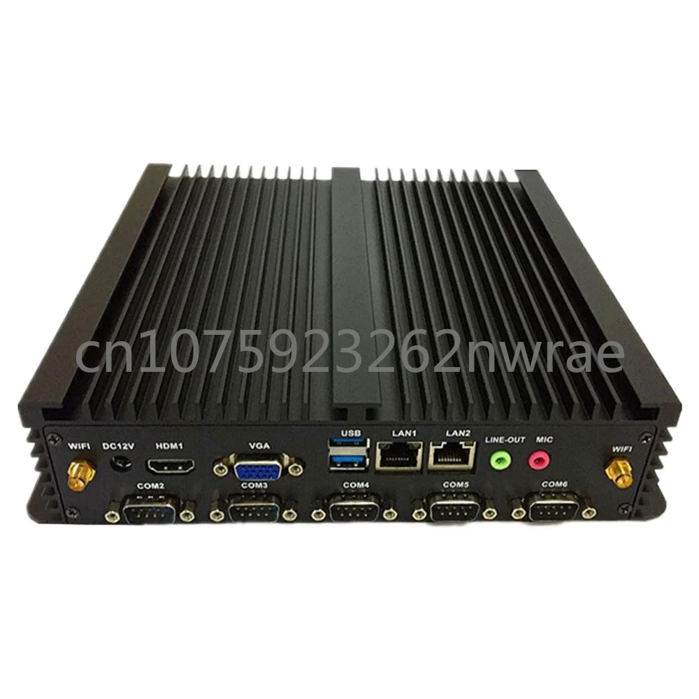 Горячая Распродажа Socket 12V Core I7 4510U CPU Ультра маленький промышленный компьютер ПК с параллельным портом с Multi-COM, два порта Lan