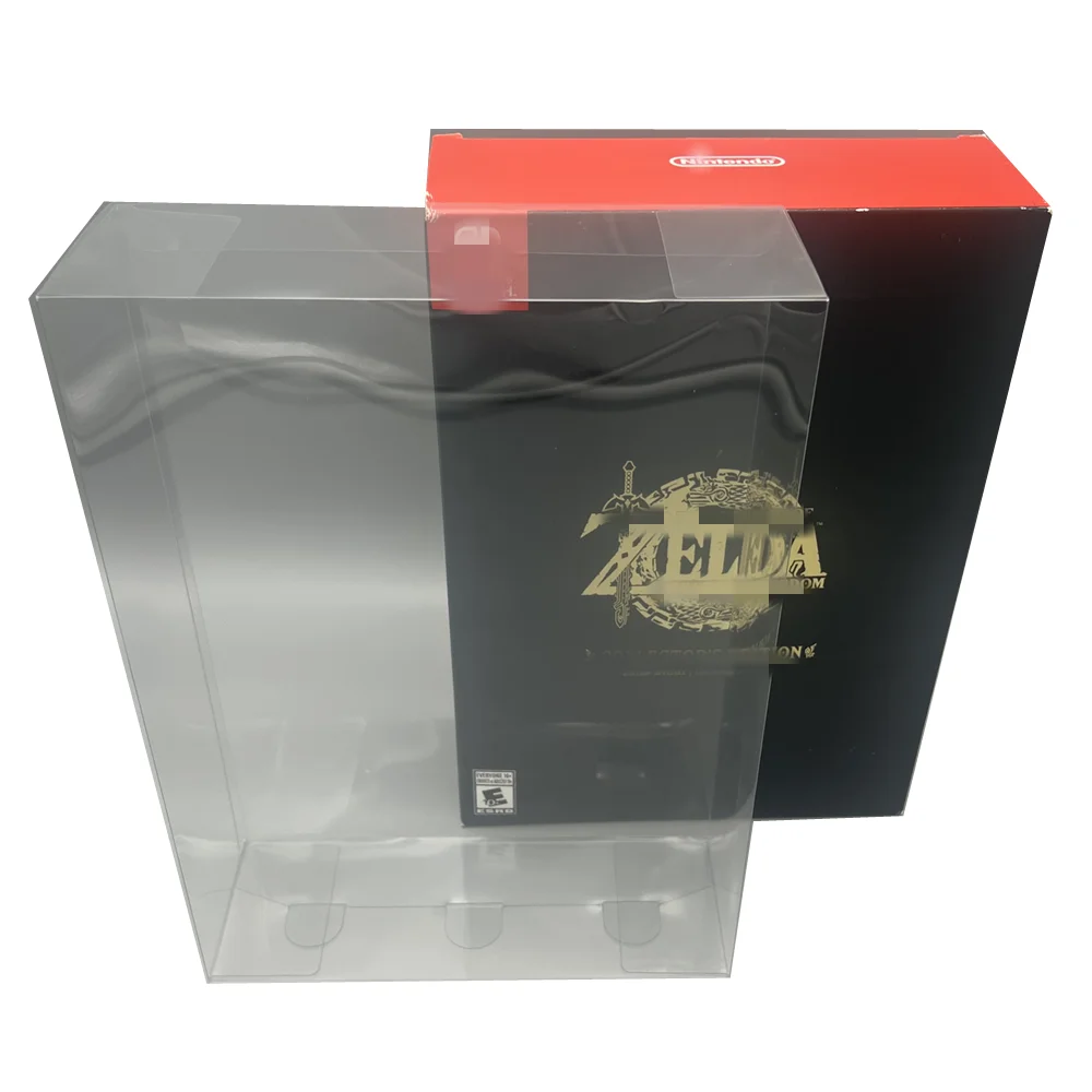 

Transparent Box Protector For The Legend of Zelda: Tears of the Kingdom Collect Boxes For Use Game Shell Clear Display Case