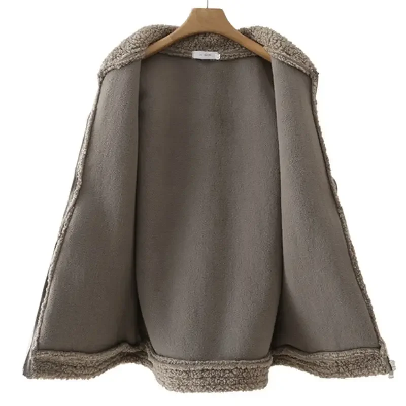 Осень и зима Новый топ для среднего пожилого возраста Женский флисовый жилет из