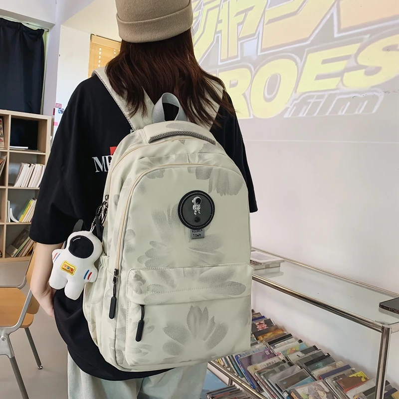 

JOYPESSIE Fashion Girls Schoolbag for High School High-capacity Waterproof Backpack Women Nylon Travel Mochila Laptop Rucksack