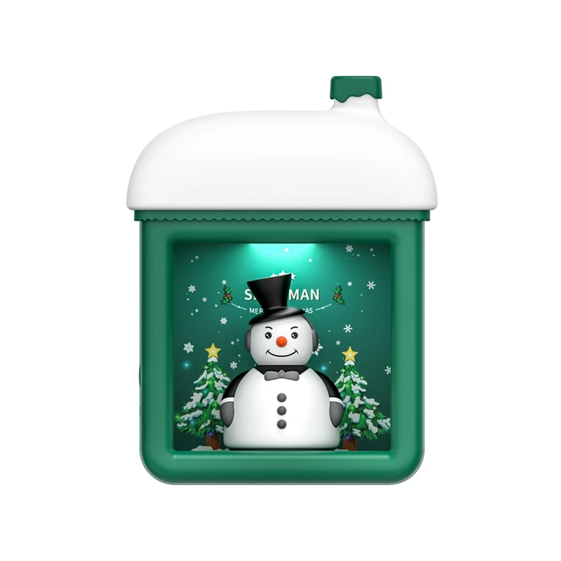 

3D Night Light Creative Atmosphere Light Christmas Snow House Induction Light Student Bedroom Bedside Table Lamp Gift