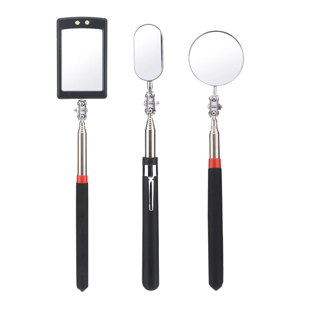 

Durable Observing Inspection Mirror Ergonomic Handle Car Checking Retractable Rod Magnetic Stick Tool Adjustable Multifunctional