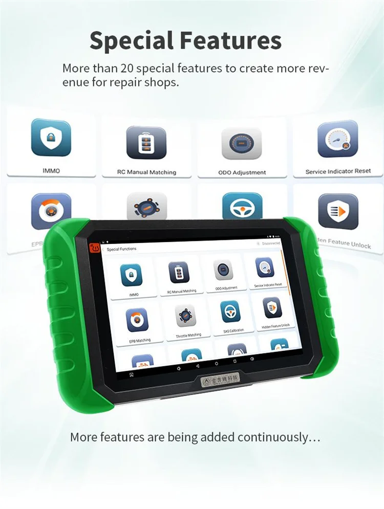 Новое обновление автомобиля D80 PRO диагностический инструмент автосканирование