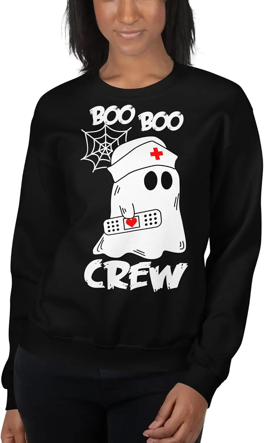 Свитшот Boo с круглым вырезом унисекс для медсестер врачей и работников