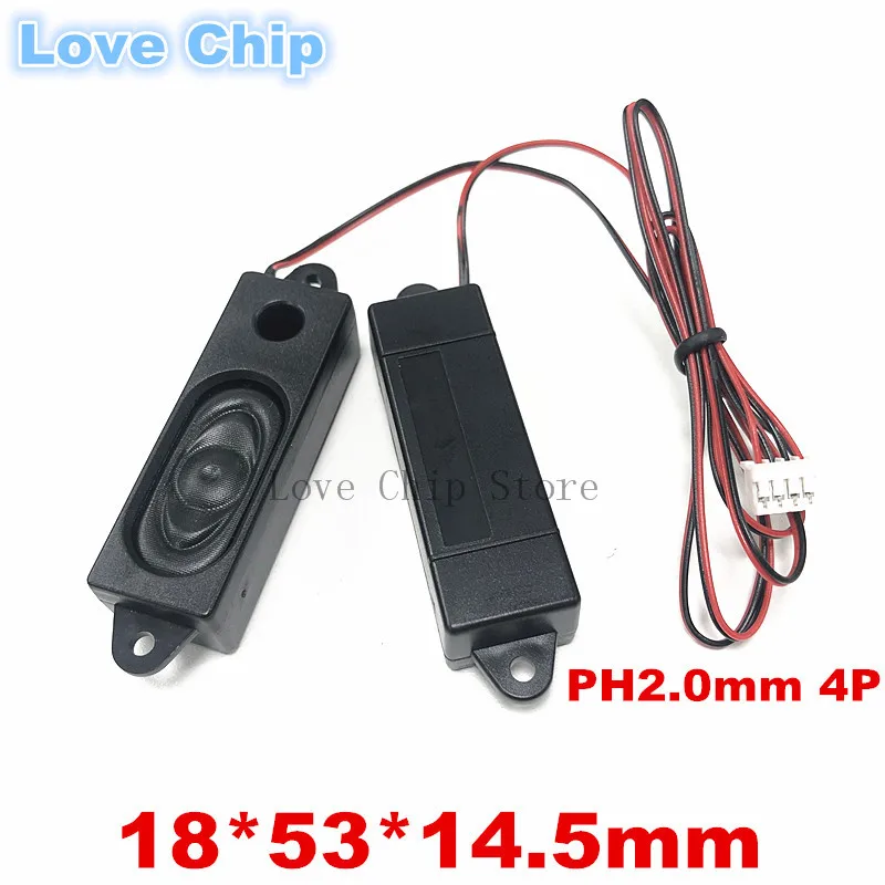 

1 пара, динамик для ЖК-монитора/телевизора, 2 Вт, 8R, 1853, 5318, динамик 8 Ом, 2 Вт, 8R, 2 Вт, 18*53 мм, толщина 14,5 мм