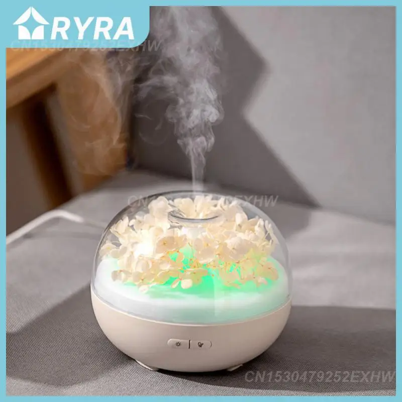 

Портативный увлажнитель воздуха, диффузоры для эфирных масел, ультразвуковой маленький настольный аппарат для ароматерапии с вечным цветк...