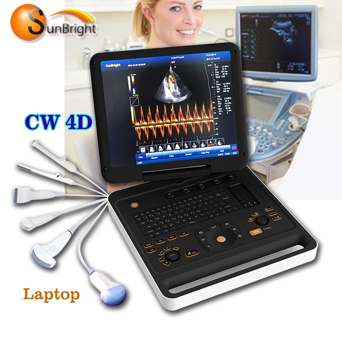 ultrasound scanner 3d Laptop portable color doppler ultrasound echo machine
