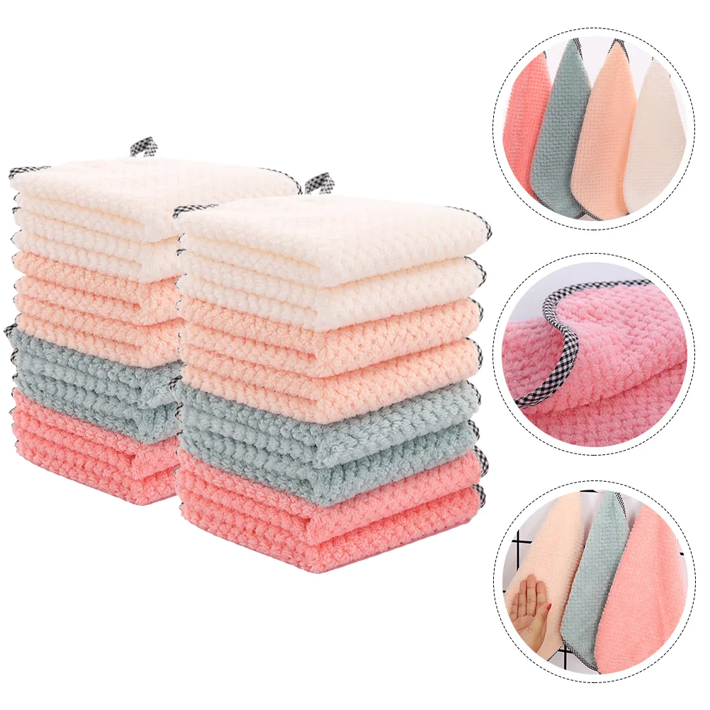 

Towels Cleaning Dish Hanging Kitchen Cloth Hand Towel Dryingrags Microfiber Reusable Cloths Dishcloth Fast Chenille Bathroom