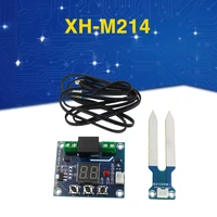 xh m214 12v soil moisture sensor controller irrigation system automatic watering module digital display humidity controller