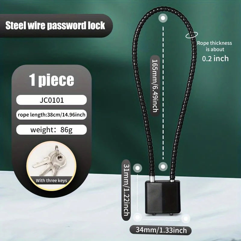 

Замок для багажа из стали