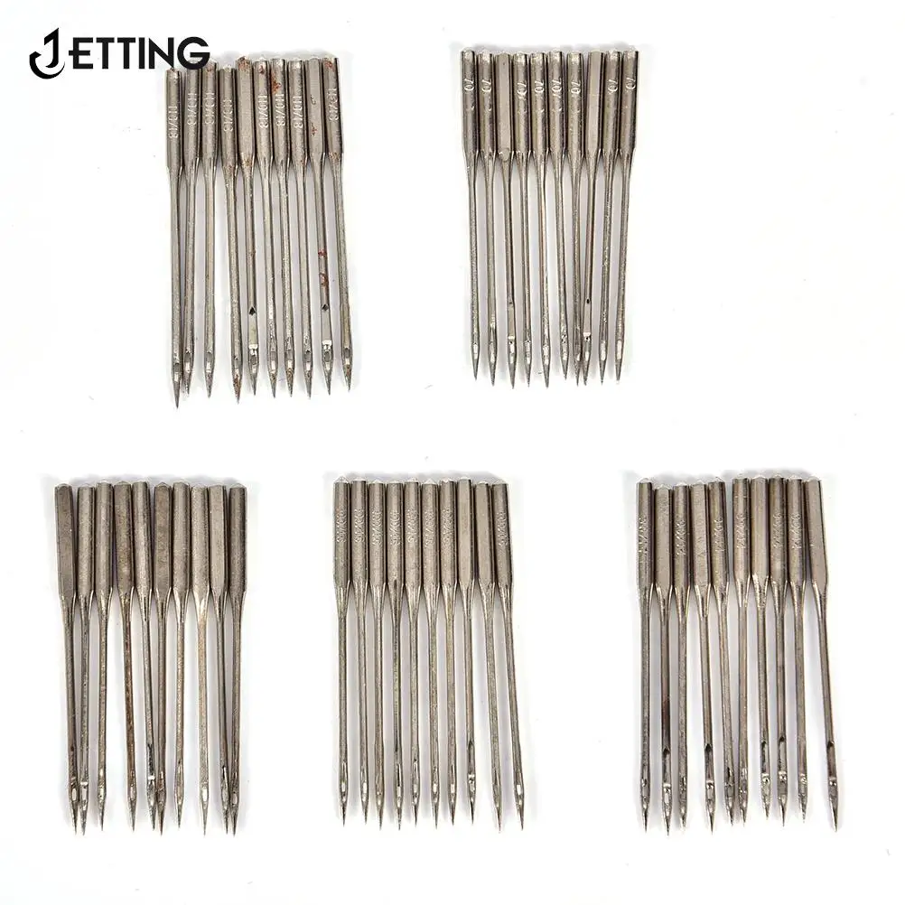50Pcs 11/75,12/80,14/90,16/100,18/110 Home Sewing Needle Household Sewing Machine Needles DIY Sewing Accessories