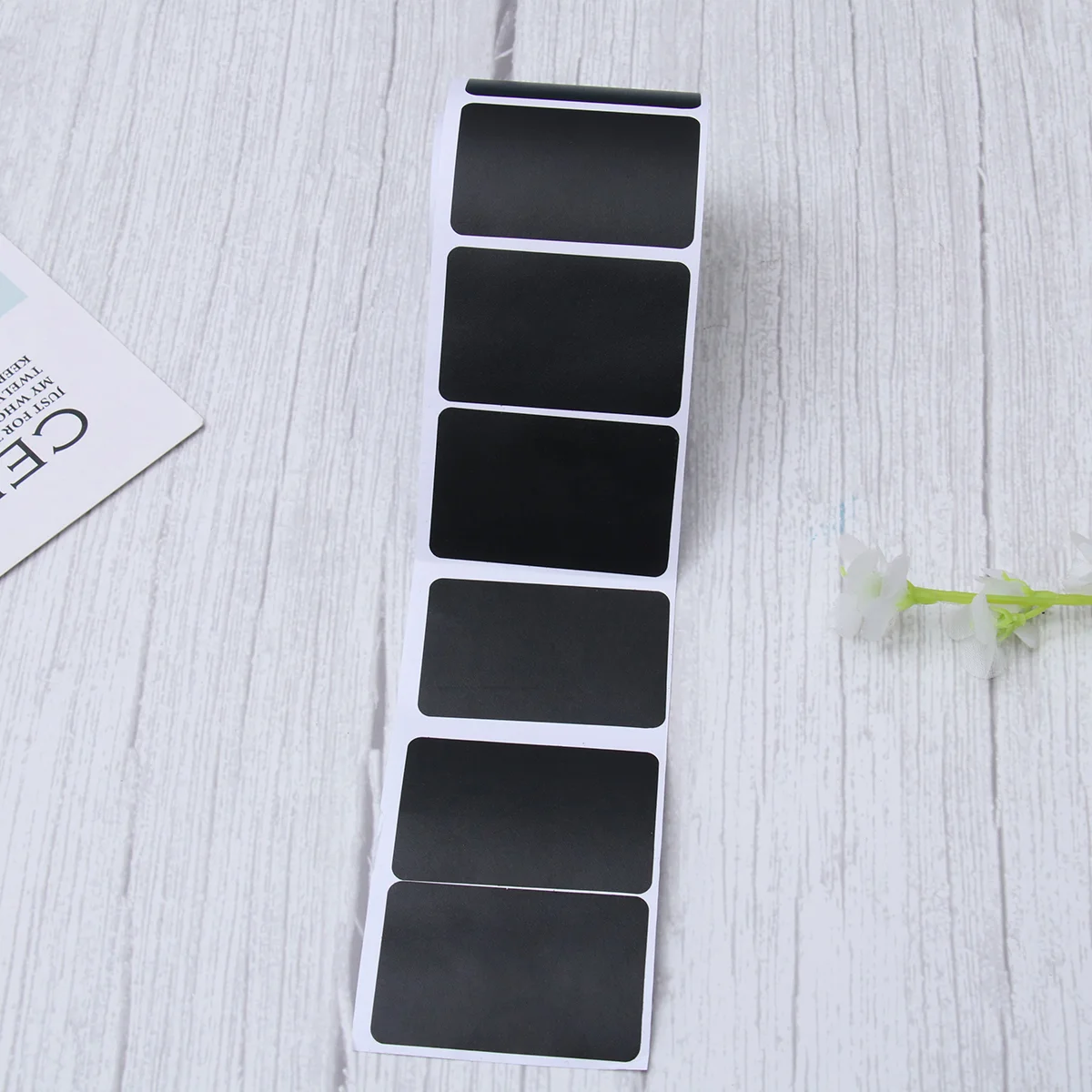 

120 Stick Gift Label PVC Labels Black Tags Chalkboard Stickers Bottle Labels Stickers Sealed Jar