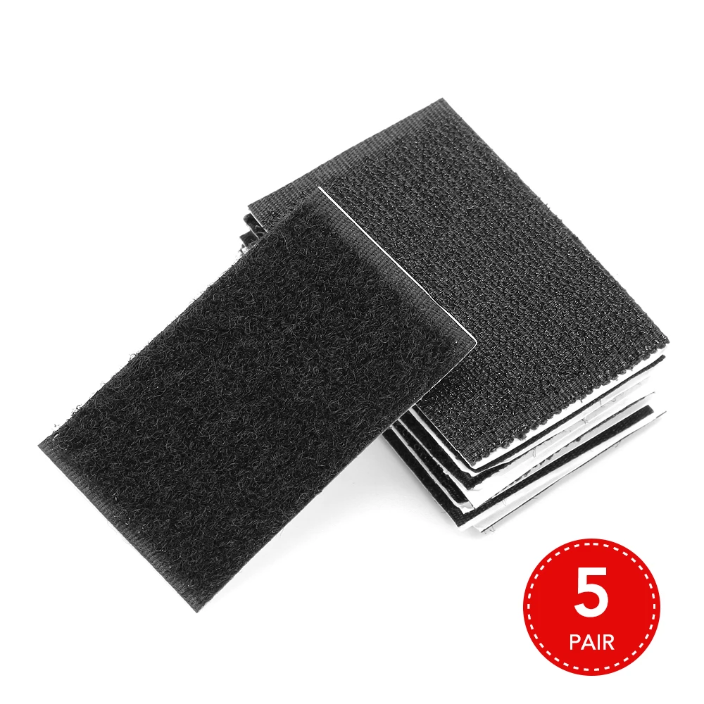 

5 пар прочных самоклеящихся наклеек-застежек для Renault Duster Clio DACIA 3 Twingo Logan Sandero Modus