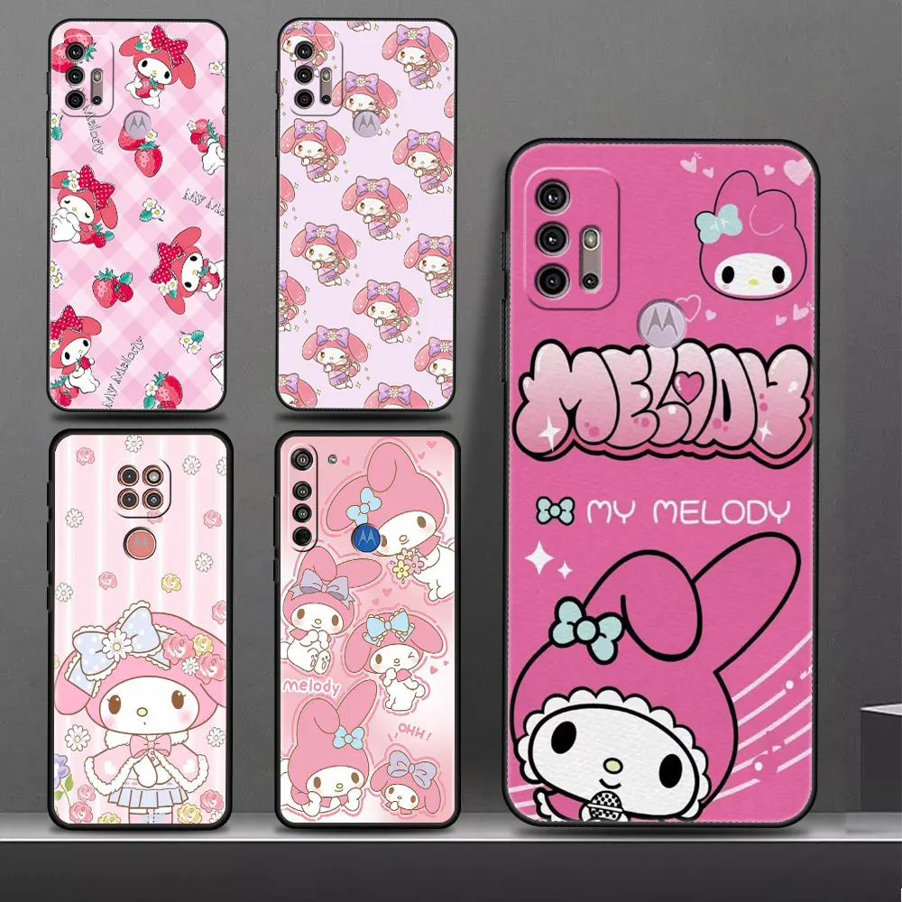 Чехол для Motorola G60 G30 G22 G52 G51 G71 G31 One Fusion Edge 20 30 G9 Play G72 G32 Мягкий чехол телефона Pink Cartoon My