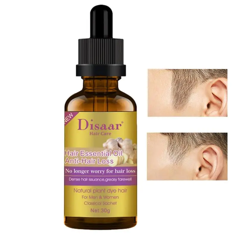 

Ginger Hair Growth Products Fast Growing Hair Essential Oil Beauty Hair Care Prevent Hair Loss Oil Scalp Treat For Men Women