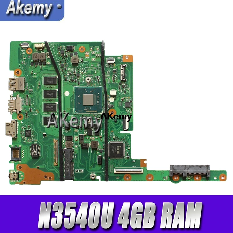 

E502MA Laptop Motherboard For Asus E402MA E502MA E402M E502M E402 E502 N3540U 4GB-RAM original mainboard 100% test ok