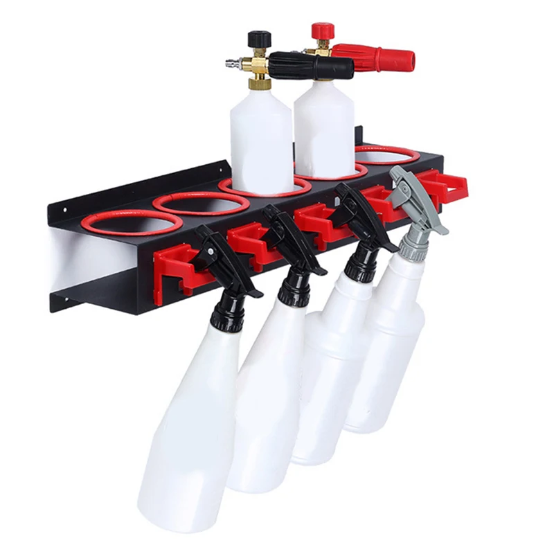 

Rail Material Abrasive Tools Auto Bottle Storage Car Han Rack Cleaning Display Accessory Spray Beauty Detailing Hot Hanging Shop
