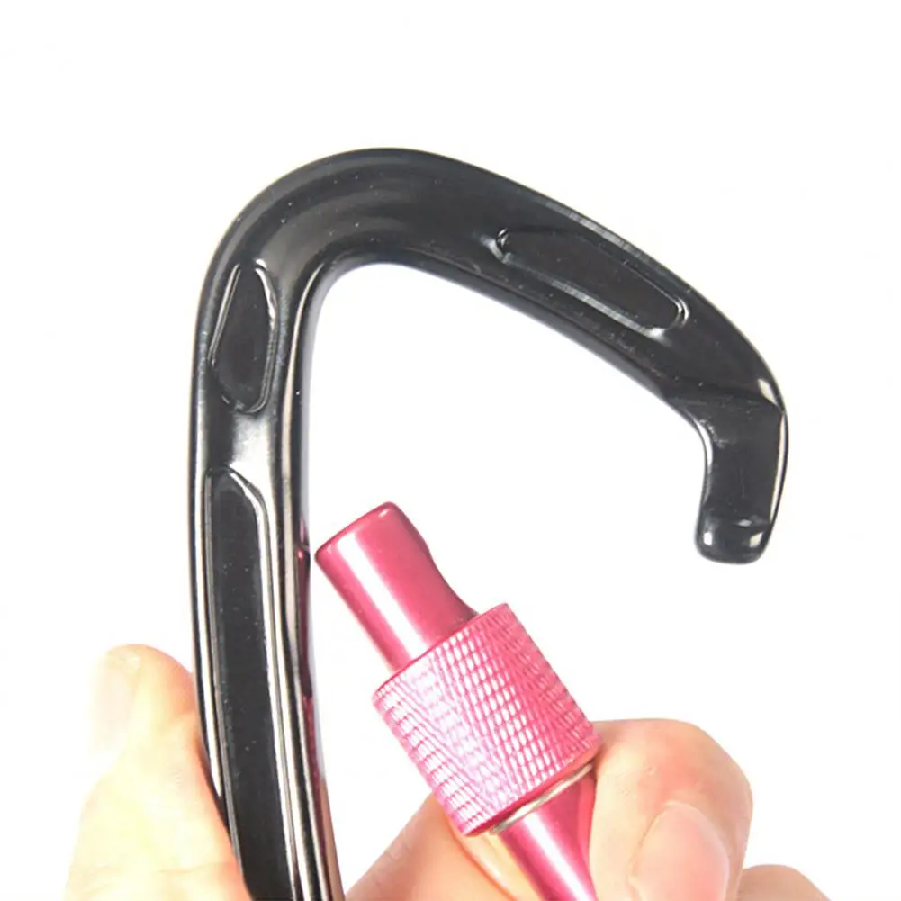 

Practical Carabiner Portable Sturdy Anti Corrosion Outdoor Carabiners Carabiner Hook D Shape Buckle