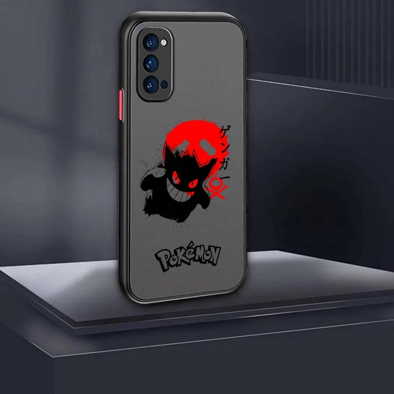 Фото Матовый полупрозрачный чехол для телефона Anime Pokemons Cove для OPPO A98 A96 A95 A94 A93 A92 A79 A78 A77 A76 A74 A73 A72 №5