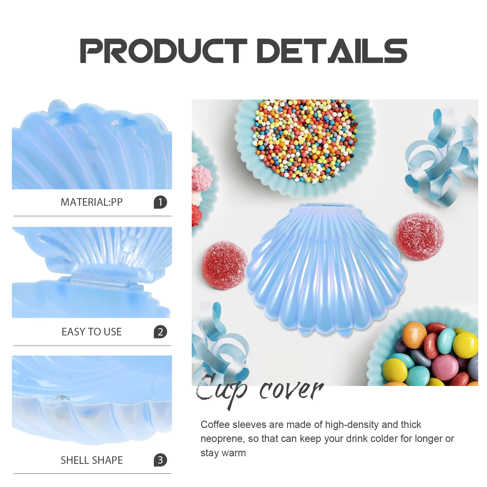 10 шт. коробка для конфет с жемчугом подарочные коробки ювелирное блюдо из ракушек