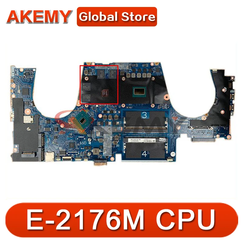 

For HP ZBOOK 15 G5 Laptop Motherboard DA0XW2MBAG0 L28688-001 L28688-601 With E-2176M CPU N18P-Q1-A1 GPU DDR4 Fully Tested OK