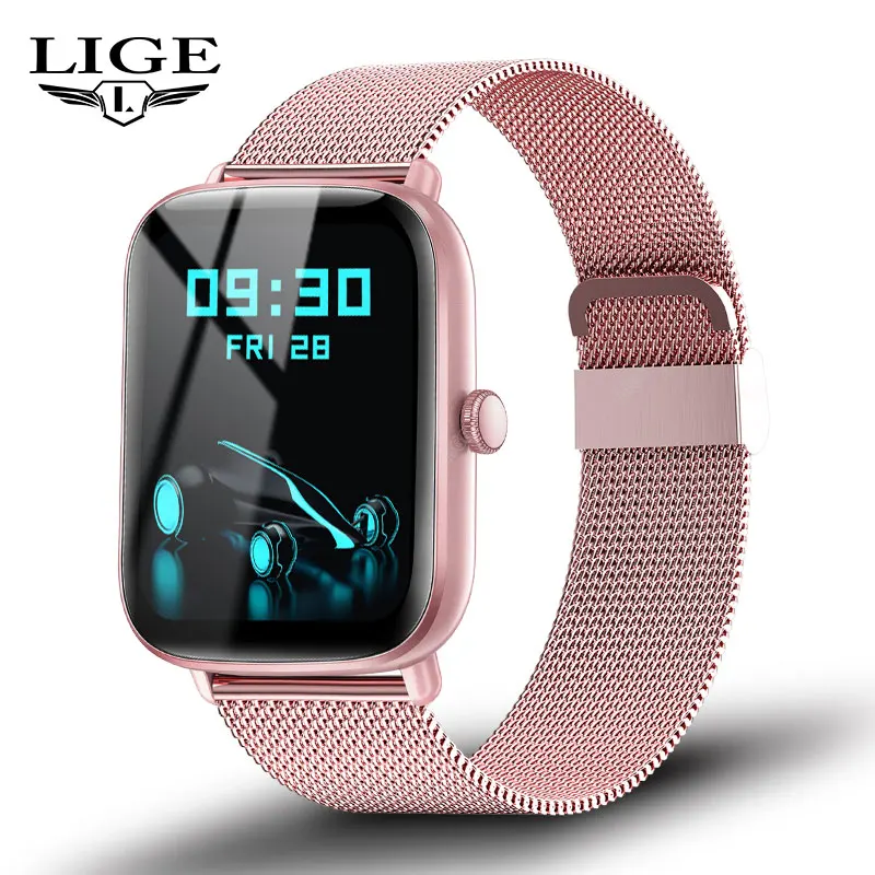 

LIGE Smart Watch Men Call Reminder Watches Waterproof Sport Watch Men Sleep Monitor Women Bracelet Fitness Tracker Smartwatch