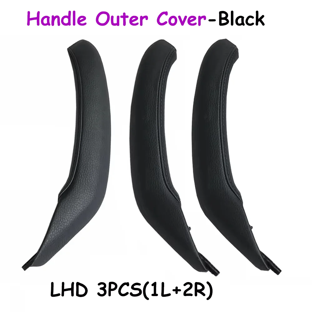 

LHD RHD F25 F26 Салон автомобиля, пассажирская дверь, левая и правая ручка, кожаная внешняя крышка, замена накладки для BMW X3 X4 2010-2016