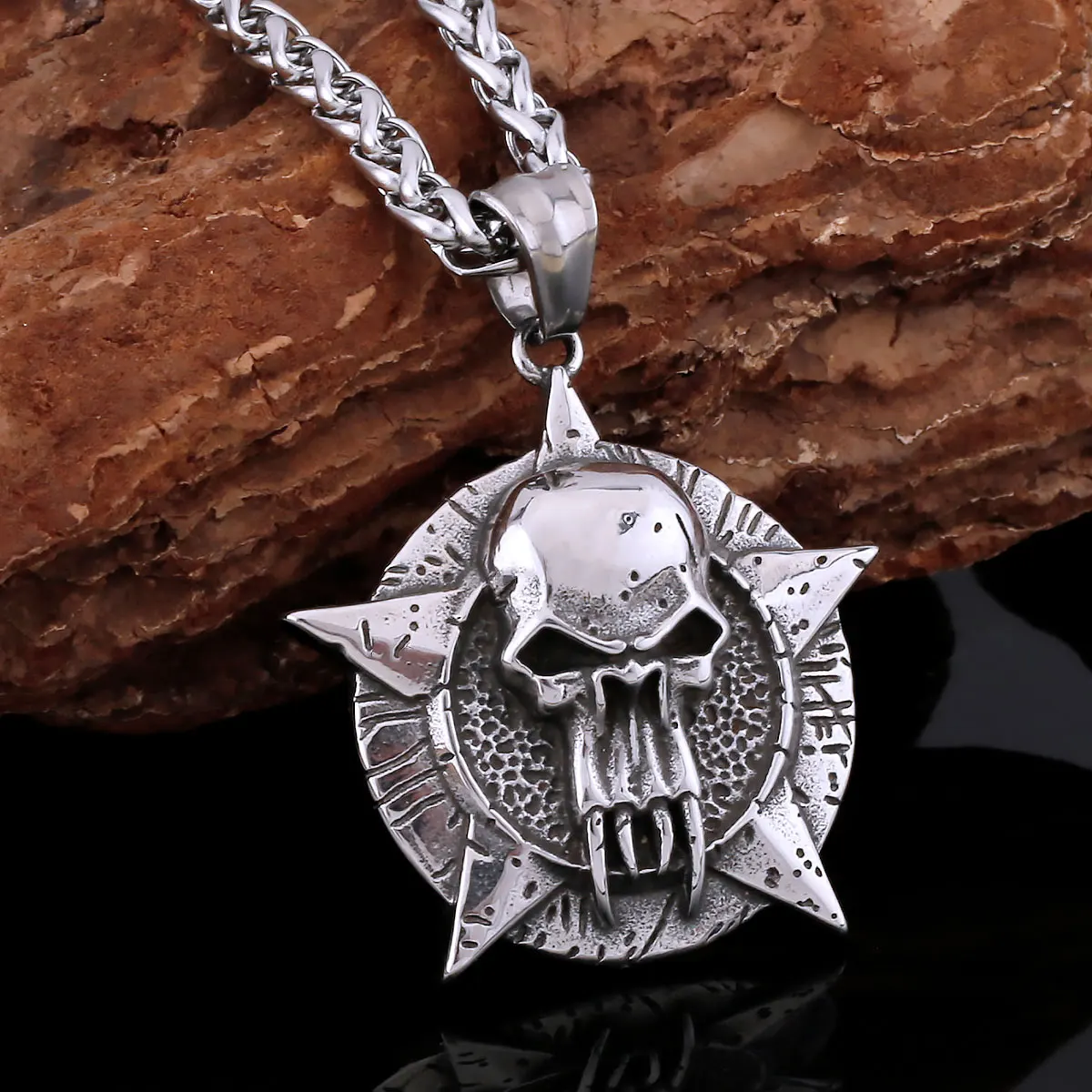 

Скандинавская ожерелье Odin Valknut с черепом викингов мужское винтажное модное ожерелье с подвеской из нержавеющей стали ювелирные аксессуары