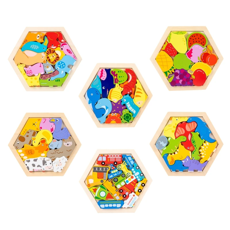 

Toddler Cartoon Puzzle Shape Matching Stacking Toy Kindergarten Birthday Gift
