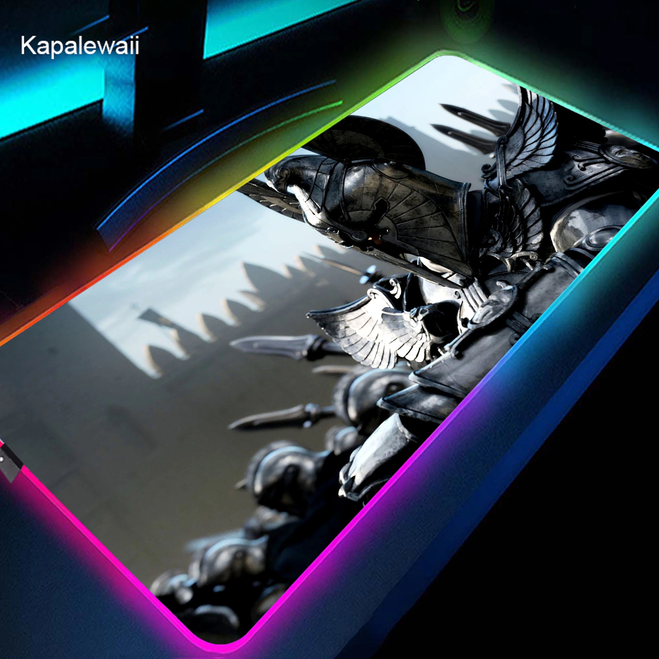 

RGB Mousepad XXL Gaming Notbook Mouse Pad Gamer PC Game Computer Desk Mause Keyboard Large Play Mats For Heroes of Might Mat