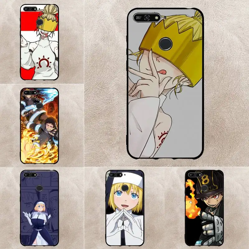 

Fire Force Phone Case For Xiaomi 11 10 12Spro A2 A2lite A1 9 9SE 8Lite 8explorer F1 Poco 12S Ultra Cove