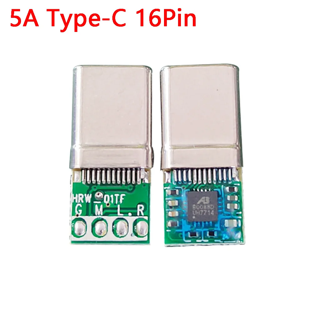LAJQTAO USB 3.1 Type-C разъем 16Pin